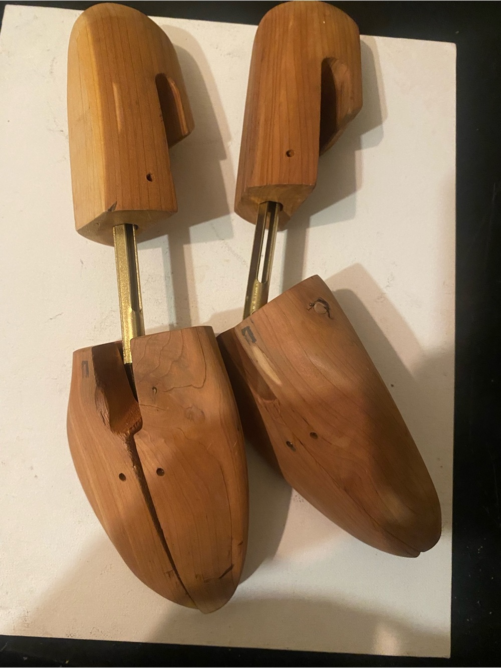 Shoe holders Cedar Tone Wooden- Natural Brown